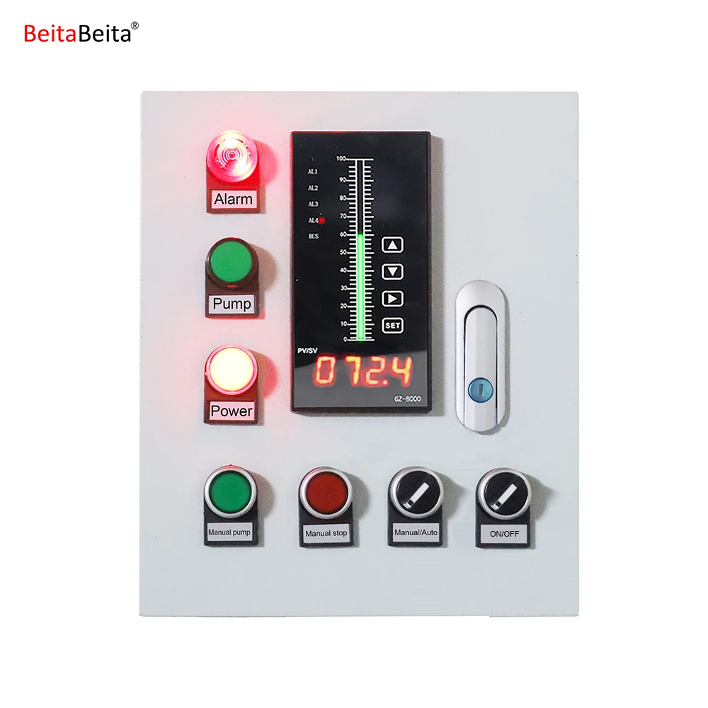 

Single phase 220V Household water tank water level controller Manual / Auto draw water pump control JXF complete set device