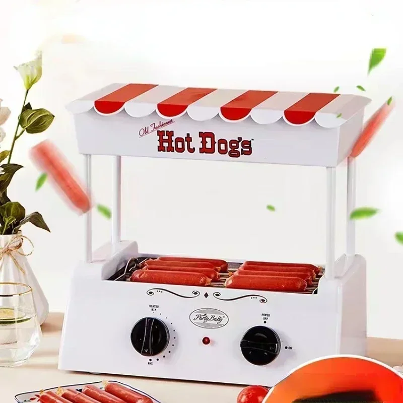 

Roast Sausage Machine Small Grilled Sausage Machine Hot Dog Multifunction Machine Hot Dog Cart Steamed Vermicelli Roll