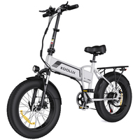 New  EU warehouse Fast Shipping KOOLUX BK10S  250W 48V 13Ah 20*4.0'' Fat Tire Lightweight Folding Sturdy E-bike Electric Bicycle