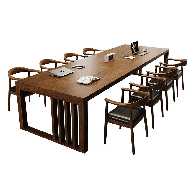 

American home living room solid wood desk