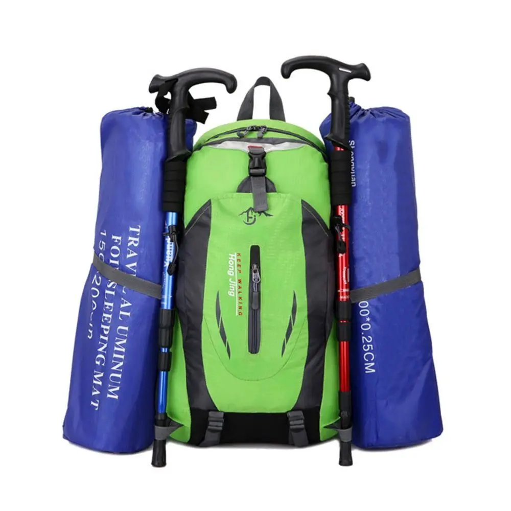 حقائب نايلون خارجية رياضية مقاومة للماء حقيبة سفر حقيبة سفر 40 لتر حقيبة ظهر للتخييم بسعة كبيرة
