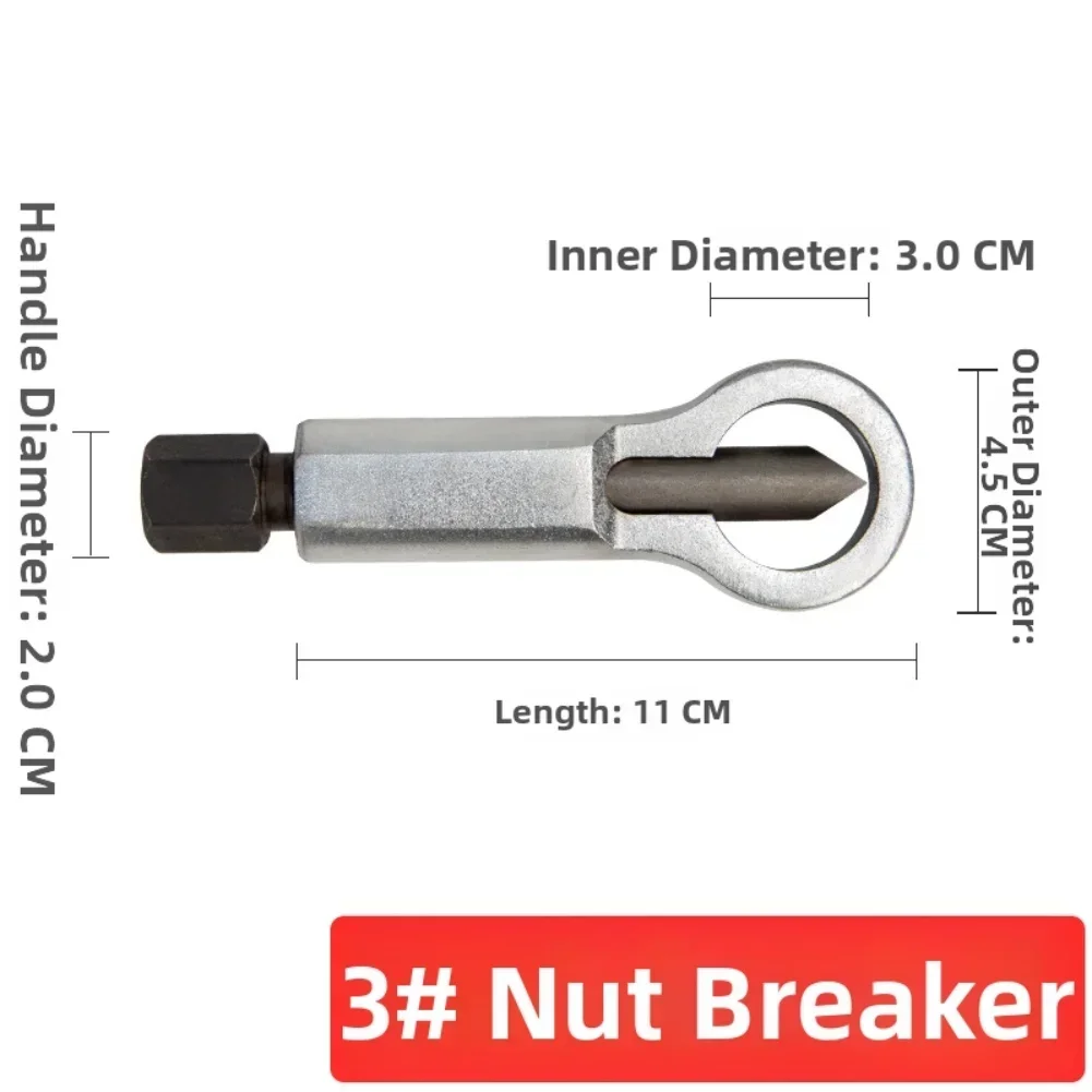 Premium Rusty Screw Remover Set For Durable Versatile Manual Pressure Nut Cracker Metal Splitter Remover Tools