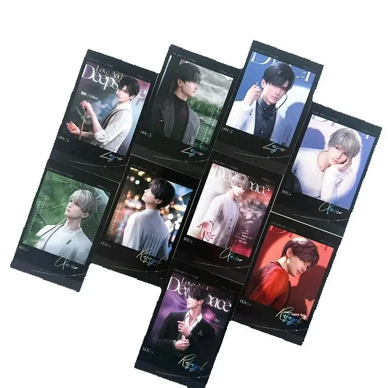 

9 Sheets Love And Deepspace Lomo Cards Caleb Sylus Zayne Rafayel 3 Inch Game Character Photocards for Cosplay Gift
