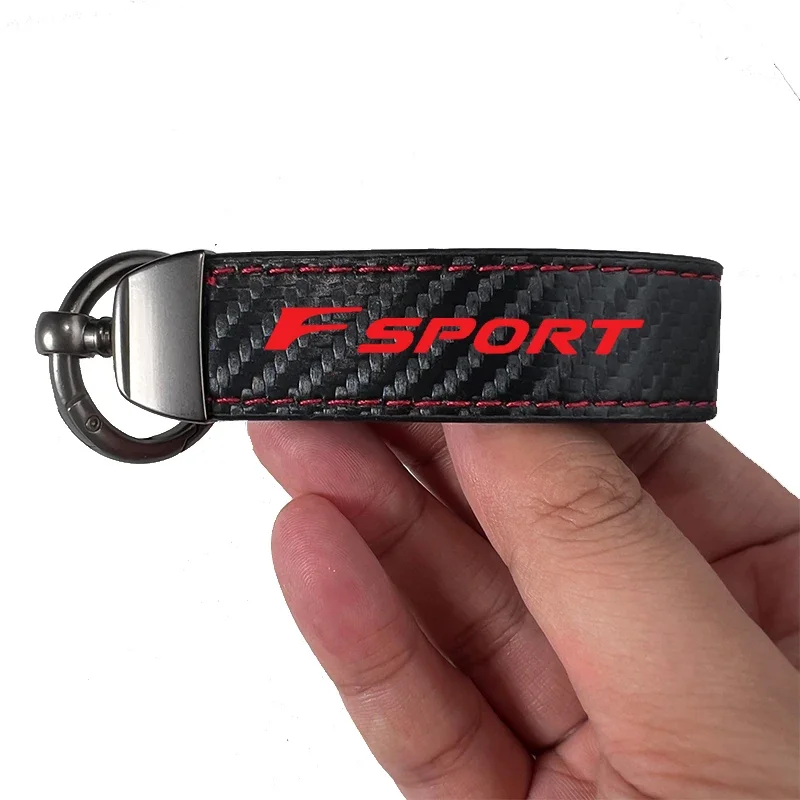 

Car Zinc Alloy Keychain Holder Customizable Logo Keyring for Lexus FSPORT LFA ISF GSF RCF F SPORT Ct Gs Nx Es If Lc Ls