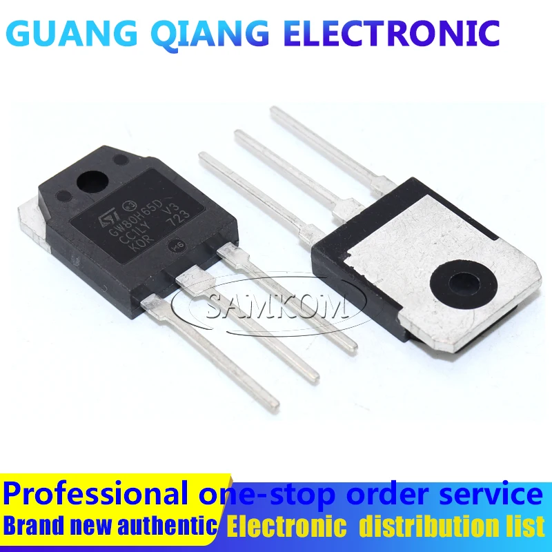 1PCS STGW80H65DFB GW80H65DFB IGBT 650V 120A 469W TO-247