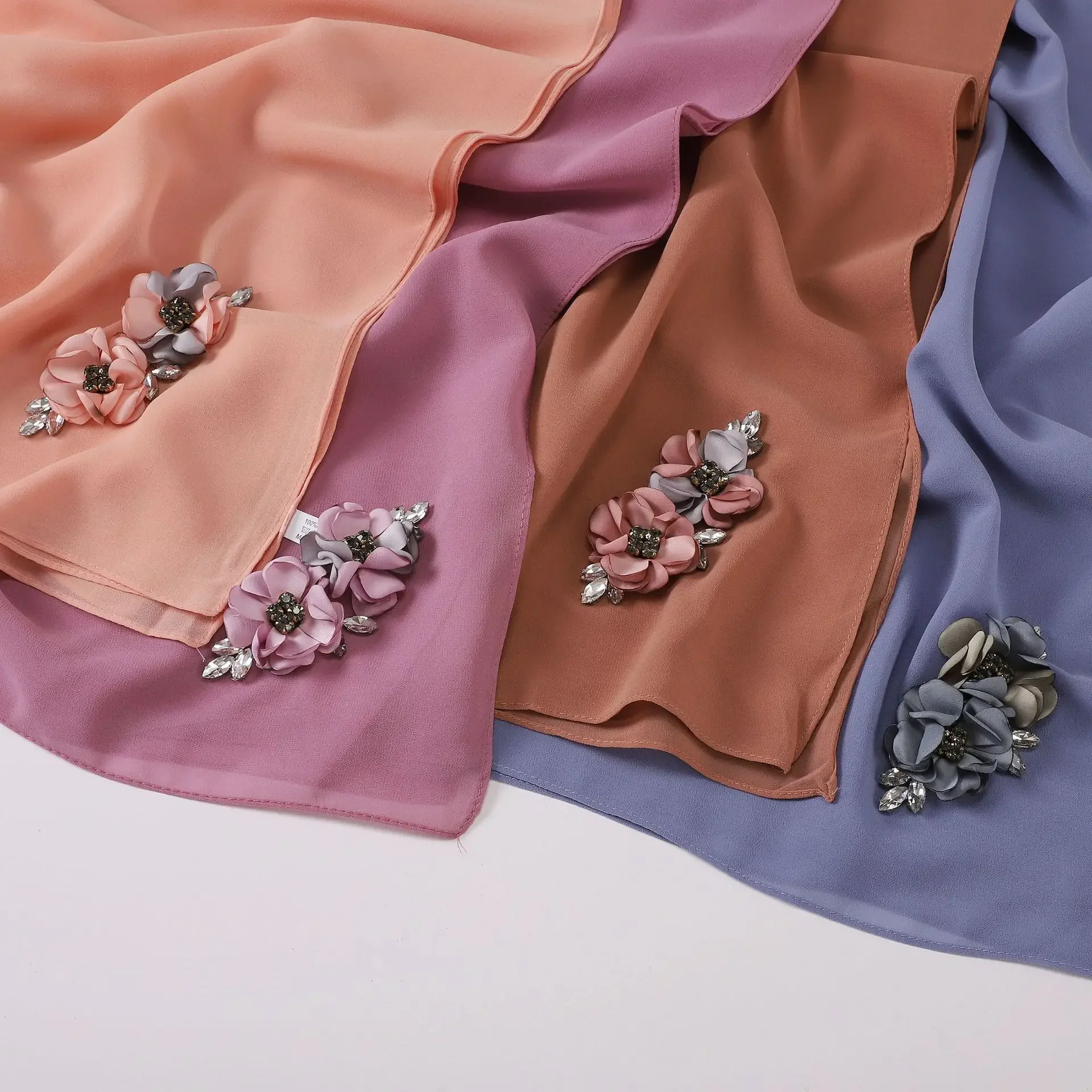 Muslimischer Hijab-Turban für Damen, islamische Stolen, langer Schal, hochwertige Schals, Kopfwickel, Tücher, Bandanas, Bufanda, Foulard, Turbante