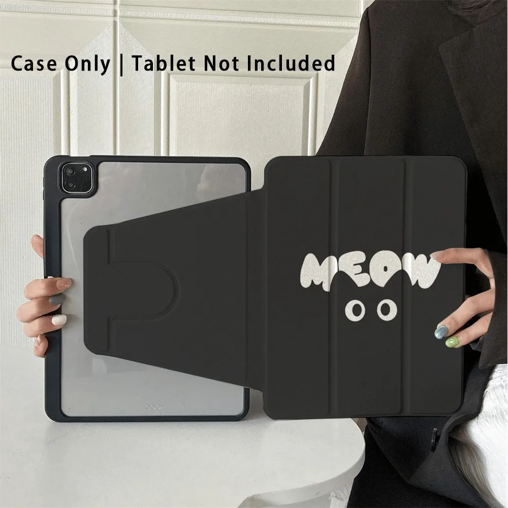 

360 ° Вращающийся складной чехол для легкой защиты вашей подушечки: совместим с iPad Air 6, Air 5,4,10,2024, air m3/a16 2025