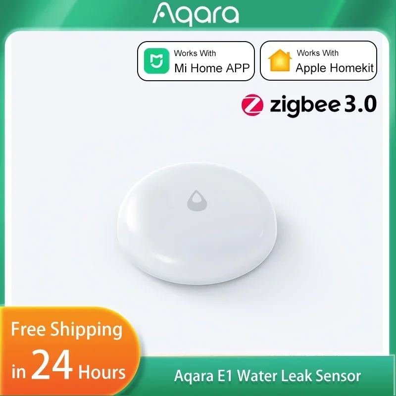 Aqara Water Immersing Sensor E1 Zigbee Flood Water Leak Detector for Home Remote Alarm Security Soaking Sensor for Mi Home APP