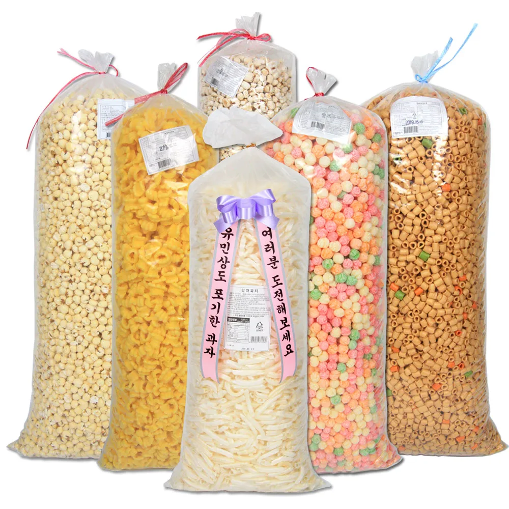 Snacks Tradicionales de Gran Capacidad para Comercios, Snacks Fríos Fritos, Snacks de Maíz, Macarrones, Angudongkon, Kanarikon, Pasteles de Arroz, Arroz Frito, Snacks Texturizados