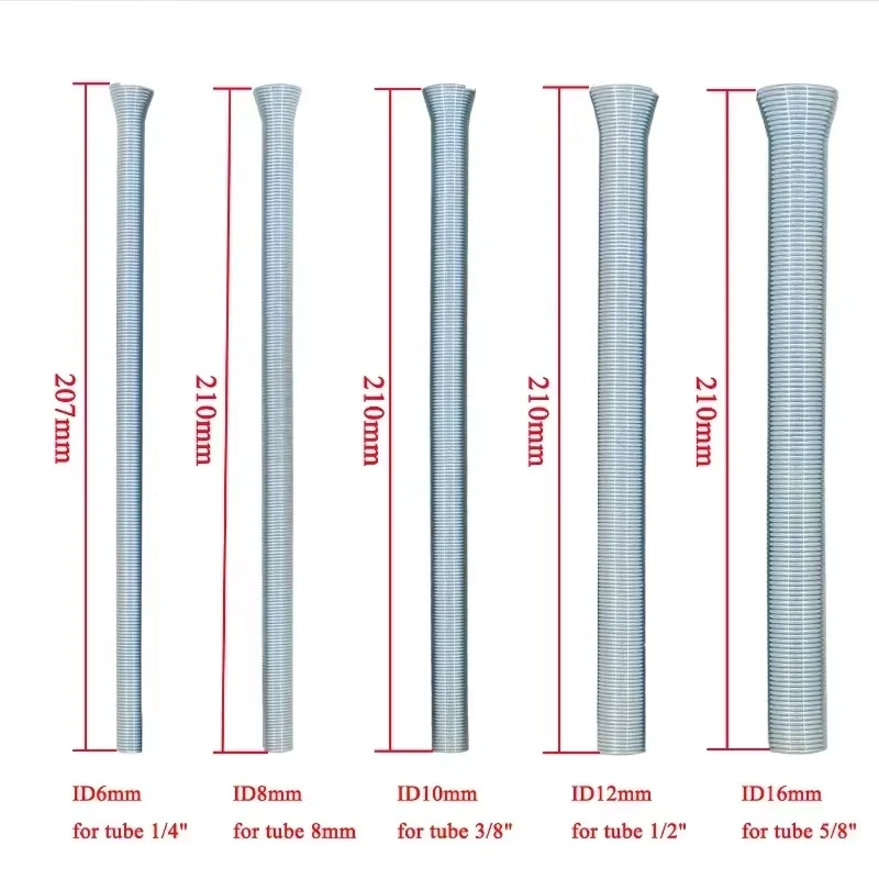 Manual Air Condition Copper Pipe Bending Spring Pipe Bending Tool Outside Style Pipeline Spring Tube Bender
