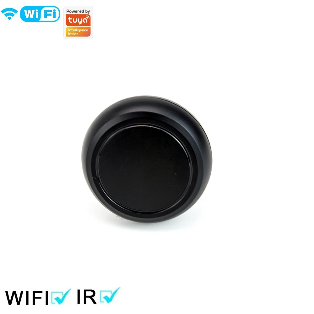 

Tuya WiFi Universal IR Remote Control For TV DVD AUD Air Condition Smart Life APP Timing Controller Works Alexa Google