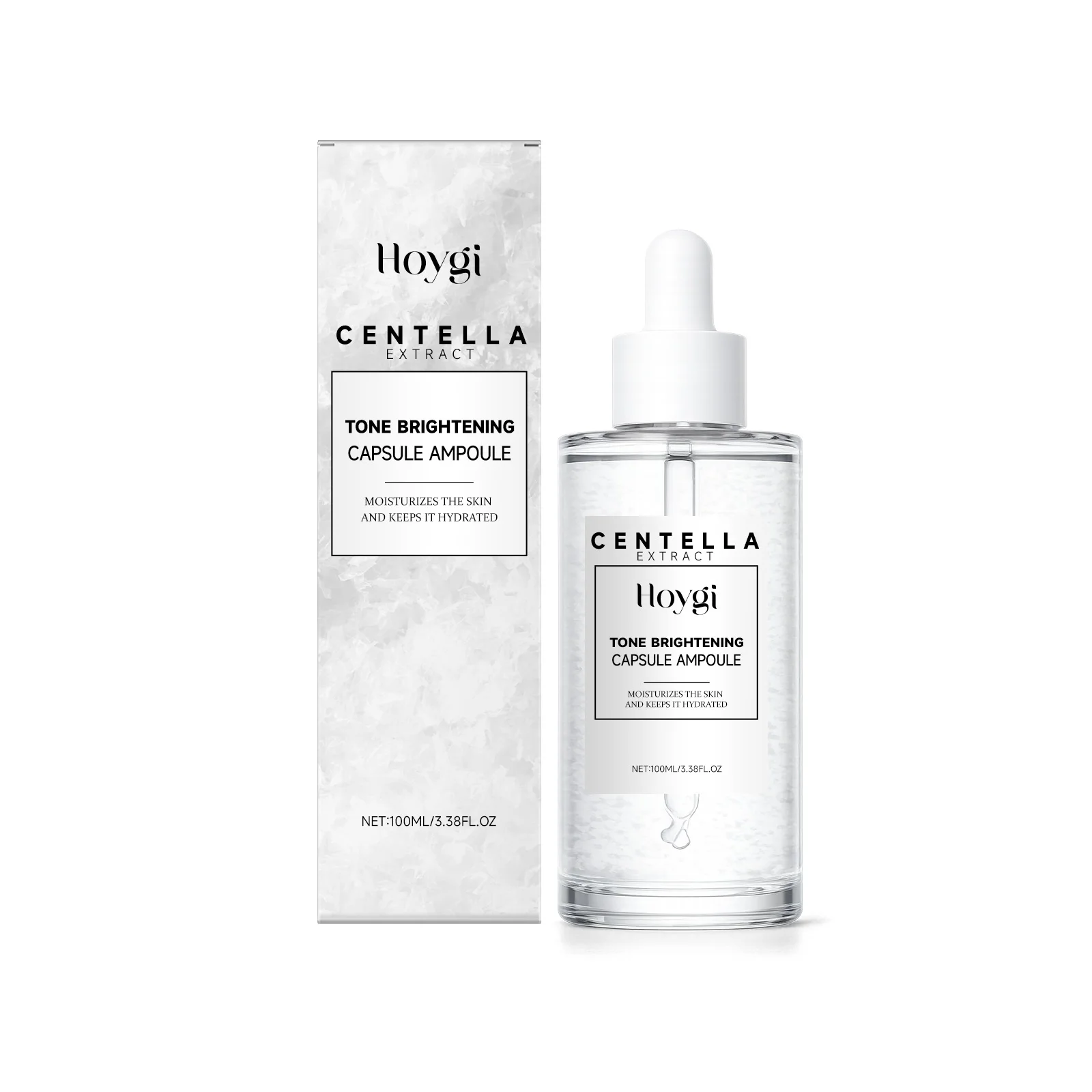 Centella Asiatica Micro-Essence Serum Moisturizes and Hydrates, Refreshingly Absorbed by the Face, Daily Care for Smooth and Ela