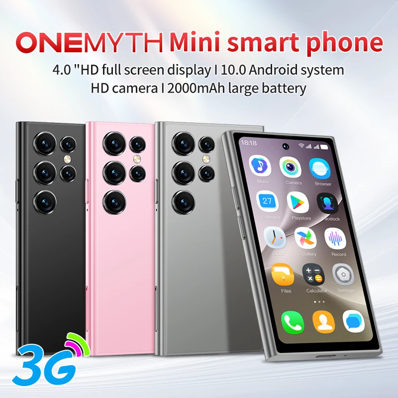New Arrivals ONEMYTH S25 Pro Mini 3G Smartphone 4.0 Inch Full Screen Display 2000mAh 2GB RAM 16GB ROM Dual SIM With Play Store