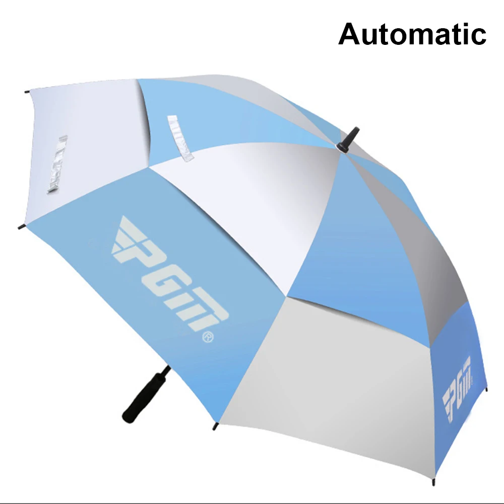 PGM Golf Extra Large Double Layer Sun Protection Manual/Automatic Sunshade Umbrella Safety Steel Shaft Sun Protection Umbrellas