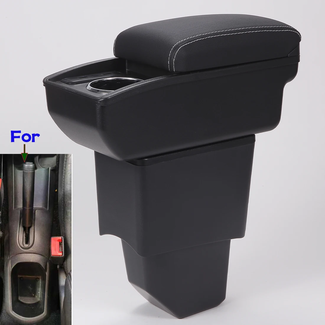 

For Citroen C3 Armrest Box For Citroen C3 C4 2013 Car Armrest Box Storage Box Interior Dedicated Retrofit Parts Car Accessories