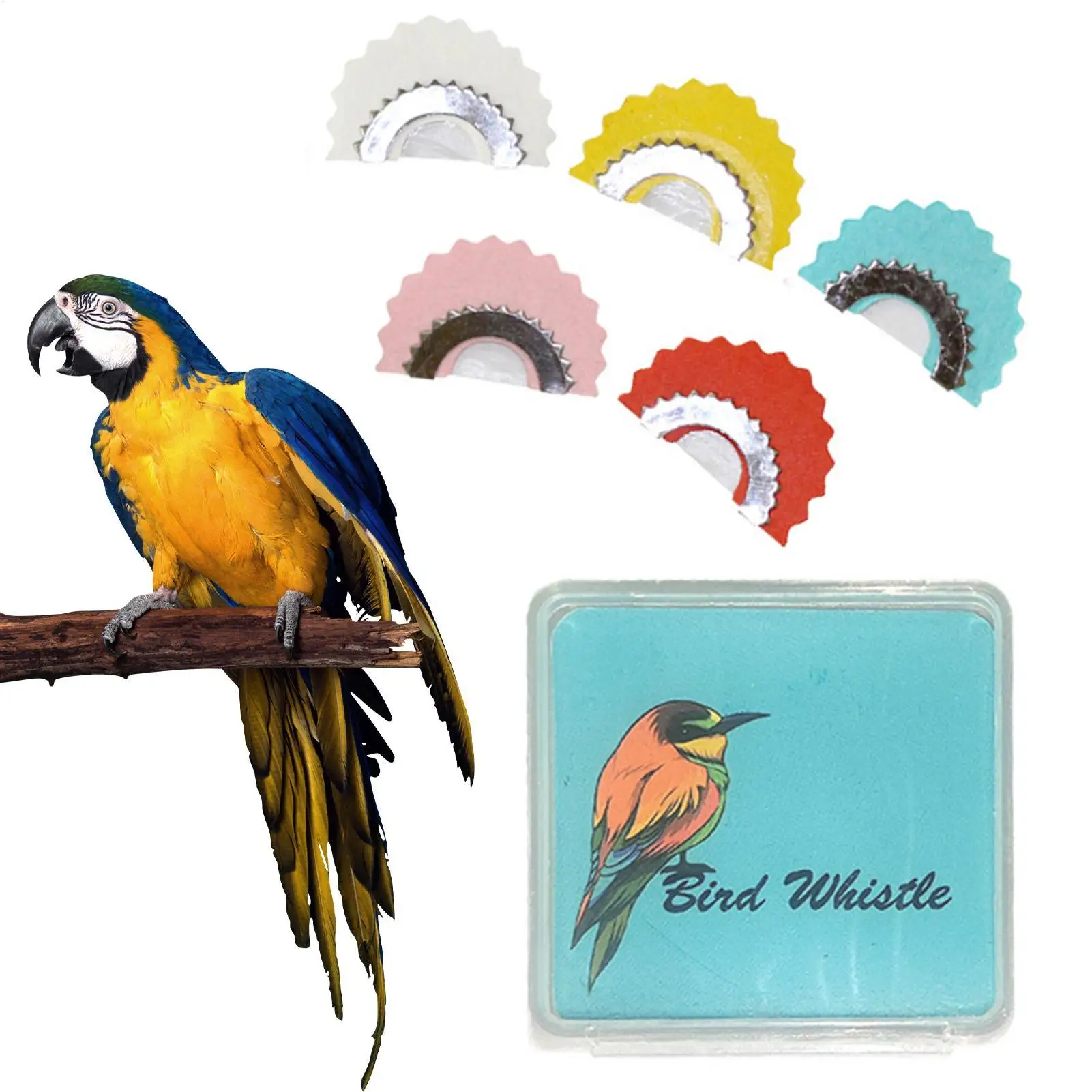 

Bird Whistle for Birdwatching Metal Bird Call Imitator Set with Realistic Chirping Sounds for Bird Watching Parties 5pcs Whistle