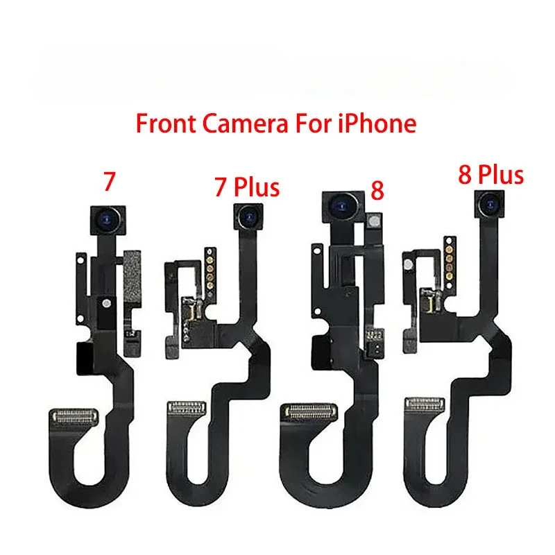 Full No Repaired Front Facing Facetime Camera Flex Cable With Light Proximity Sensor Microphone For IPhone 7 8 Plus