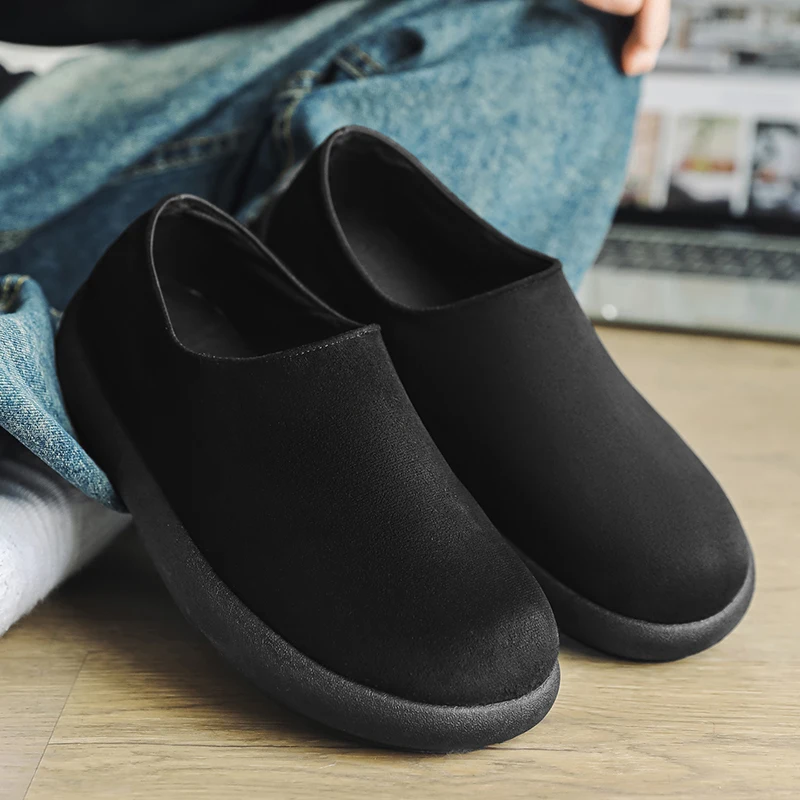 الصيف الانزلاق على جولة تو أحذية رجالية عادية في تعزيز الكبار الكلاسيكية الأصلي الذكور حذاء أنيق السعر المنخفض أحذية رياضية مشتركة جديدة #1