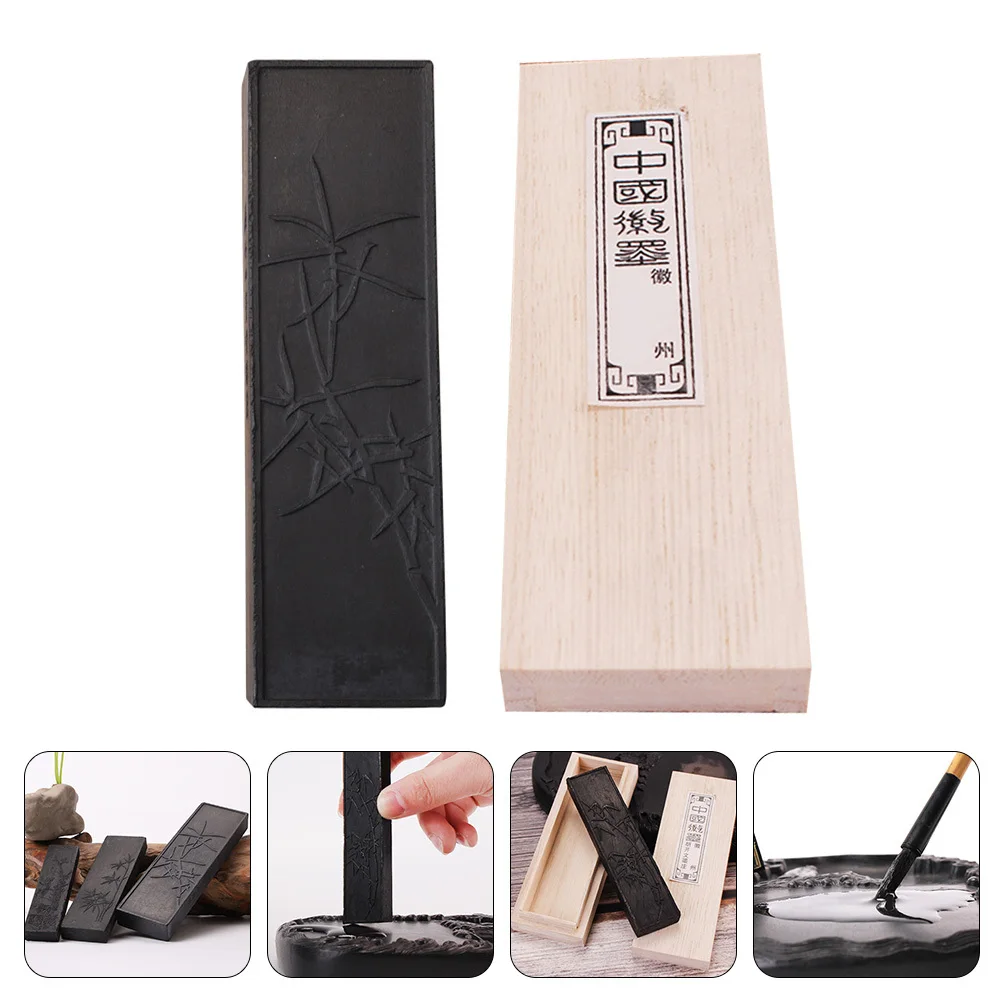 

1Set Long Chinese Calligraphy Ink Stick Delicate Texture Durable for Painting Writing Traditional Ink Strip Practical