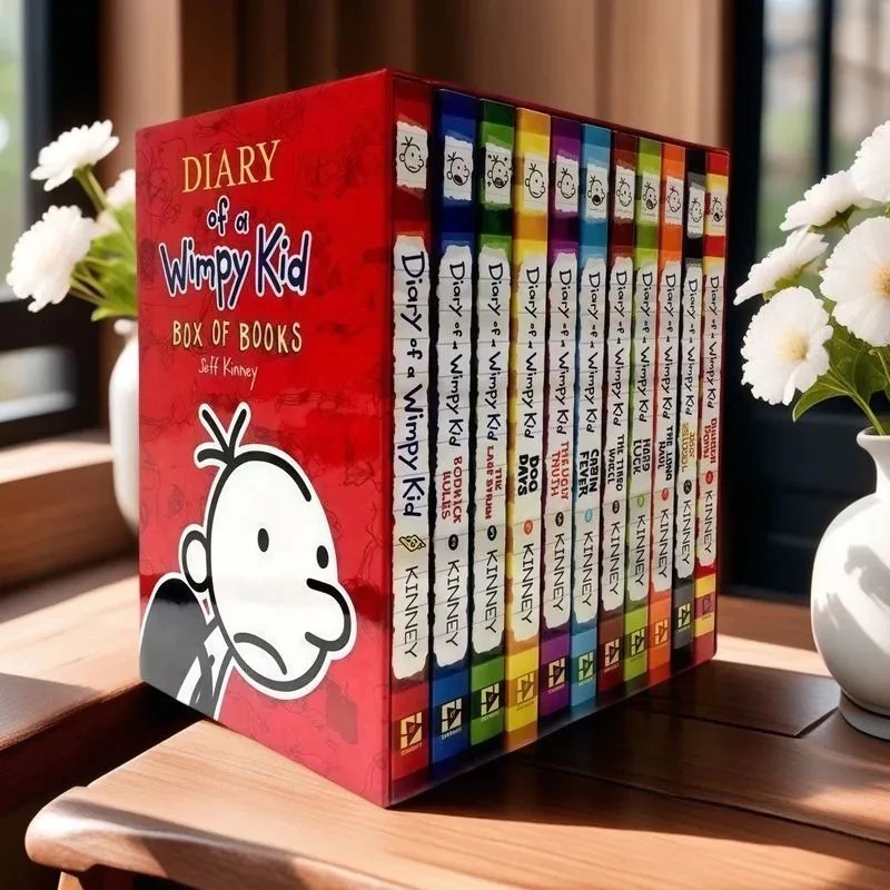Randomly select one book Diary of Wimpy Kid English Book Diary of Wimpy Kid Boxed Children's Fiction Books