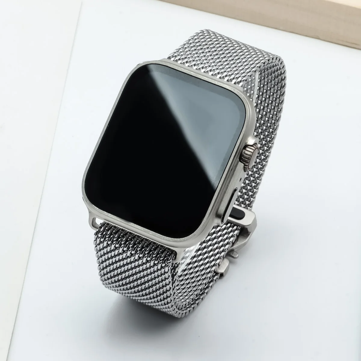 Milanese Loop for Apple Watch Band 46mm 42 44 45 49mm 41 40 38mm Metal Bracelet for Iwatch Series 10 9 6 5 SE 7 8 Ultra 2 Strap image 6