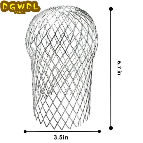 1 قطعة مزاريب المطر سقف الحرس مرشحات توسيع مصفاة الفلتر الألومنيوم توقف انسداد ورقة المصارف الحطام استنزاف صافي غطاء