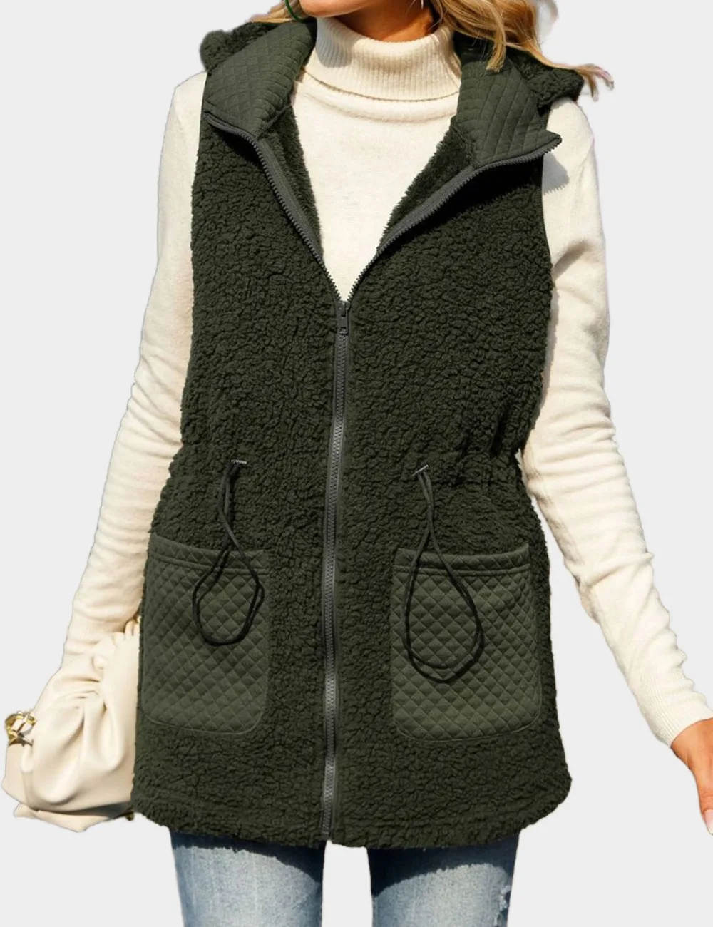 Gilet zippé pour femme, fourrure d'agneau et fourrure, nouveau style, version coréenne, automne et hiver 2023