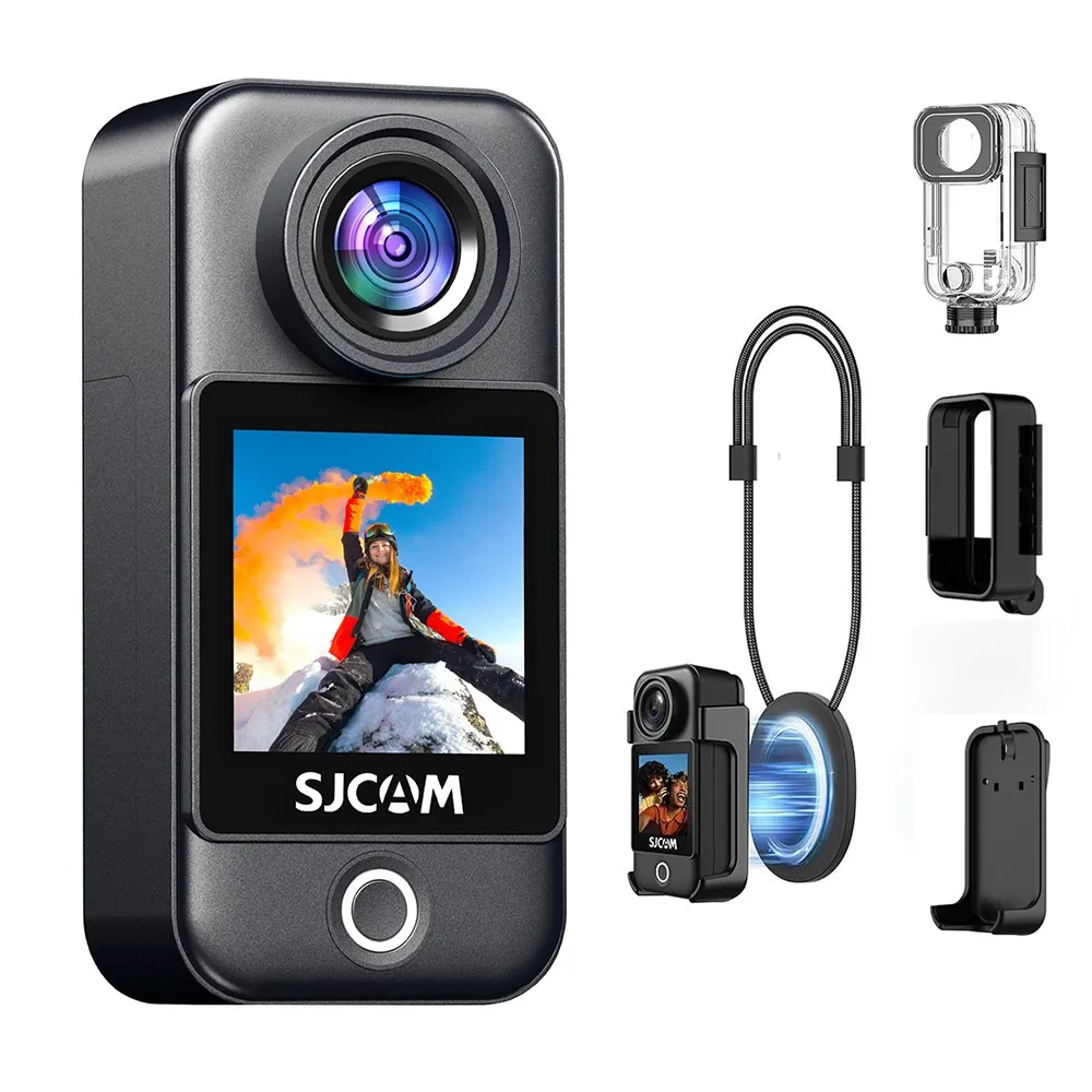 SJCAM C300 Action Camera 4K Magnetic 6-Axis Gyro Stabilization Body Camera
