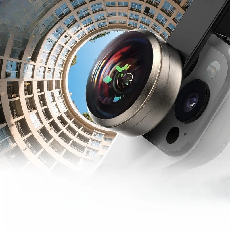 

Fisheye lens, creative viewing angle 7.5MM full screen fisheye lens, external high definition