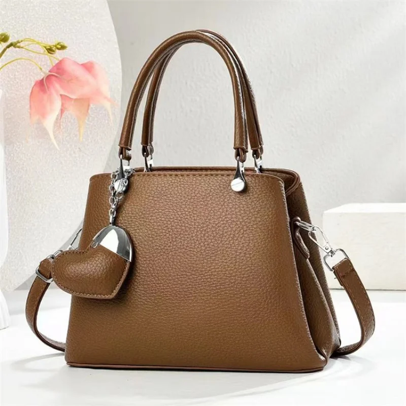 

Женская сумка люксового бренда - кожаная сумка-мессенджер с регулируемым ремешком через плечо для элегантных женщин