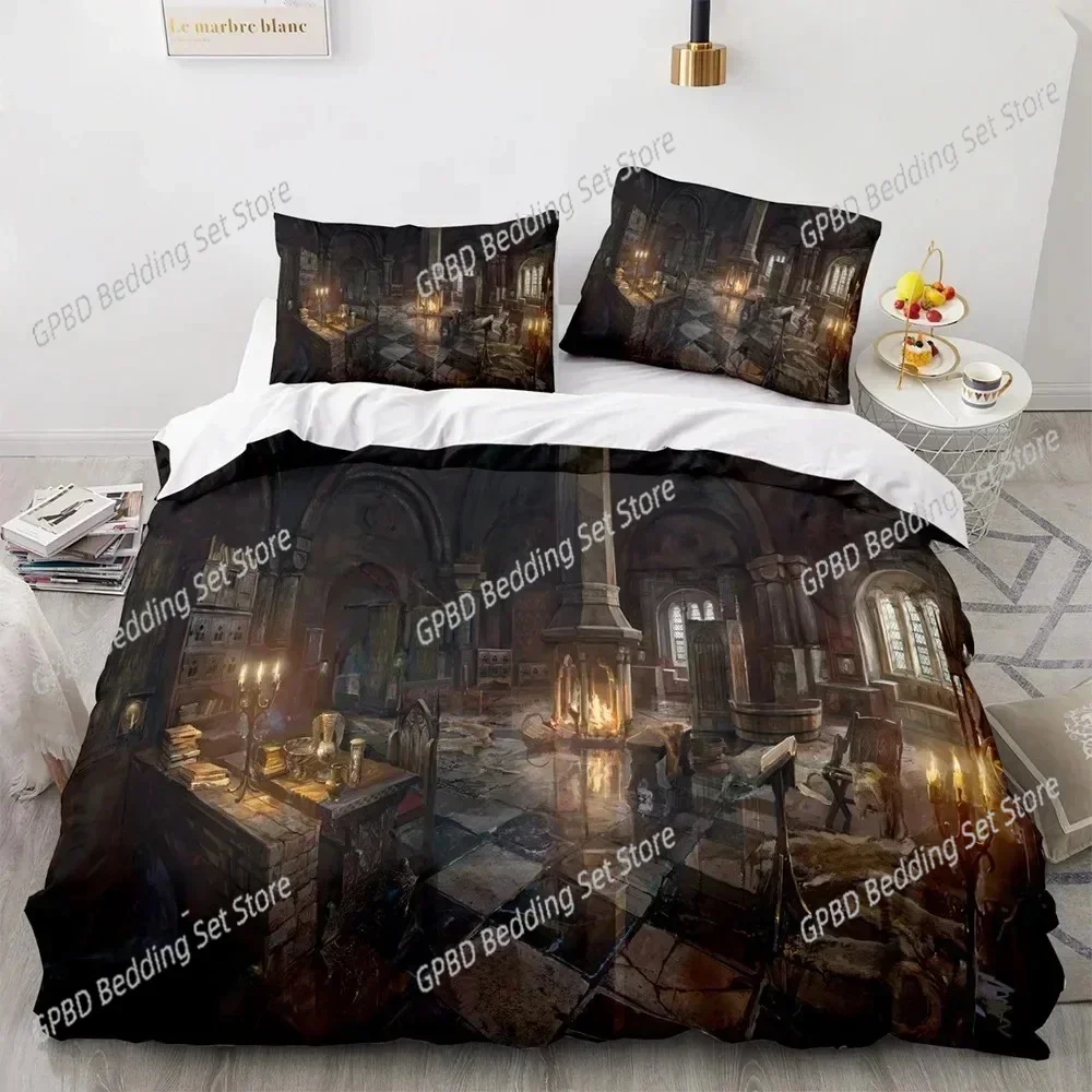 3D Print The W-Witchers Bedding Set For Bedroom Soft Modern Bedspreads Comefortable Kids Duvet Cover Quilt Cover And Pillowcase