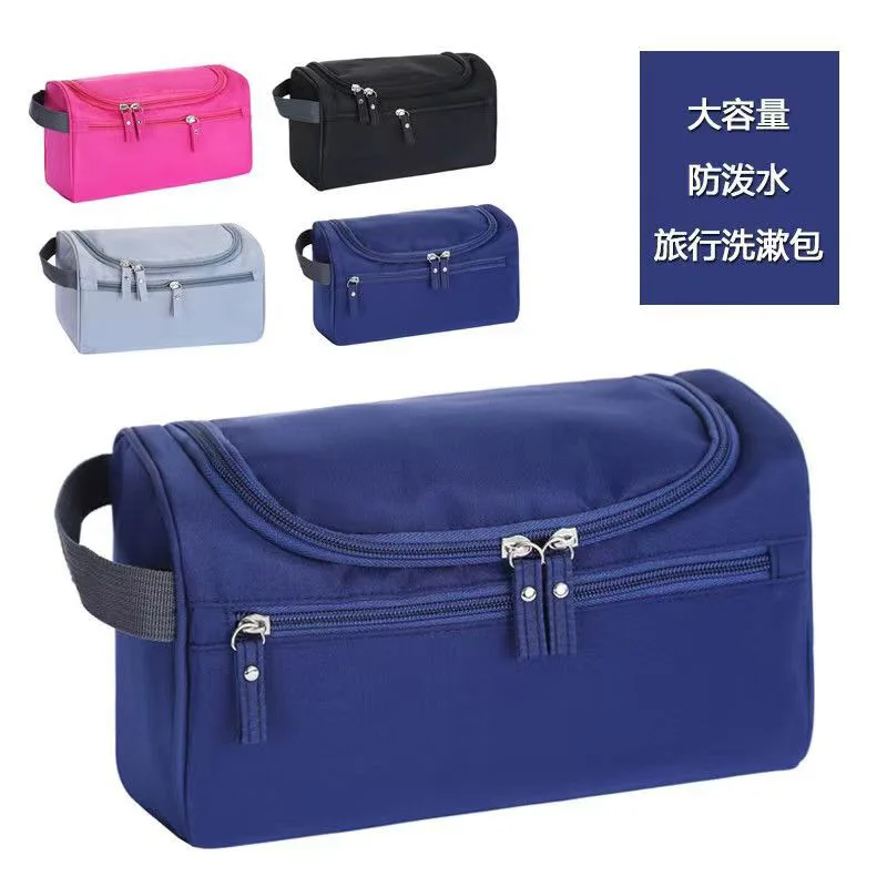 

Waterproof Men's Travel Toiletry Organizer Bag, Large Capacity Side Handle Bag with Travel Organizer Bag Cosmetics Bathroom