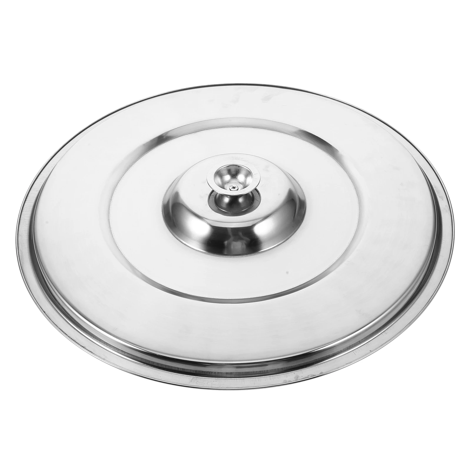 

1Pcs Thickened Stainless Steel Pot Lid Universal Lid Pot Cover Kitchen Accessory