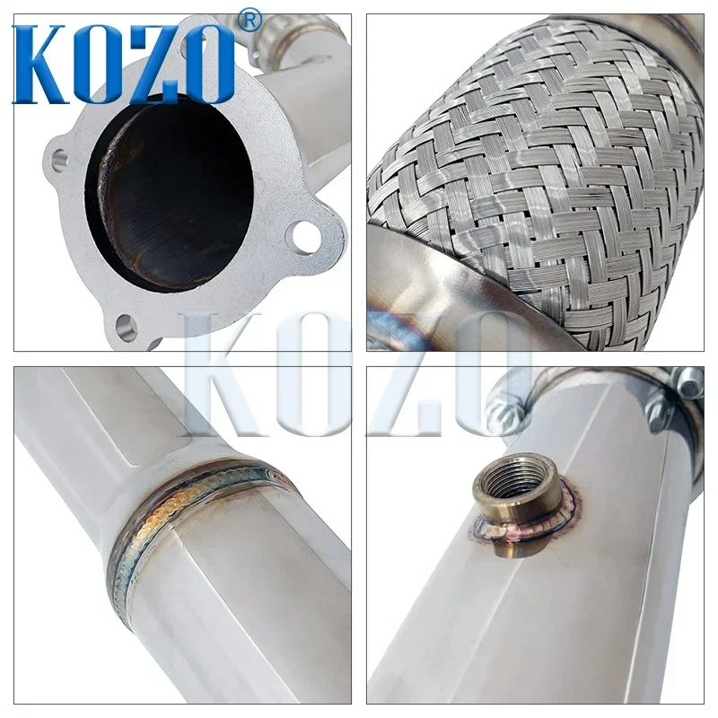 Downpipe for Audi A3 TT 1.8T 2WD Seat Leon Skoda Octavia RS 1998-2005