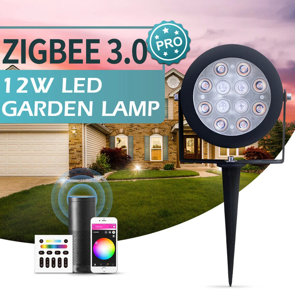 Gledopto Zigbee 3.0 DC12-54V 5 in 1 RGBCCT/RGBW/RGB/ CCT/Dimmer LED Strip Controller Compatible with APP/Voice/RF Remote Control