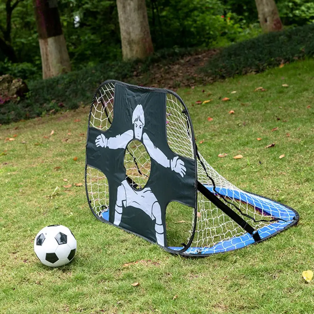 Soccer Goal Convenient Sturdy Construction Nylon Heavy-Duty Soccer Games Goal Kids Training Supply