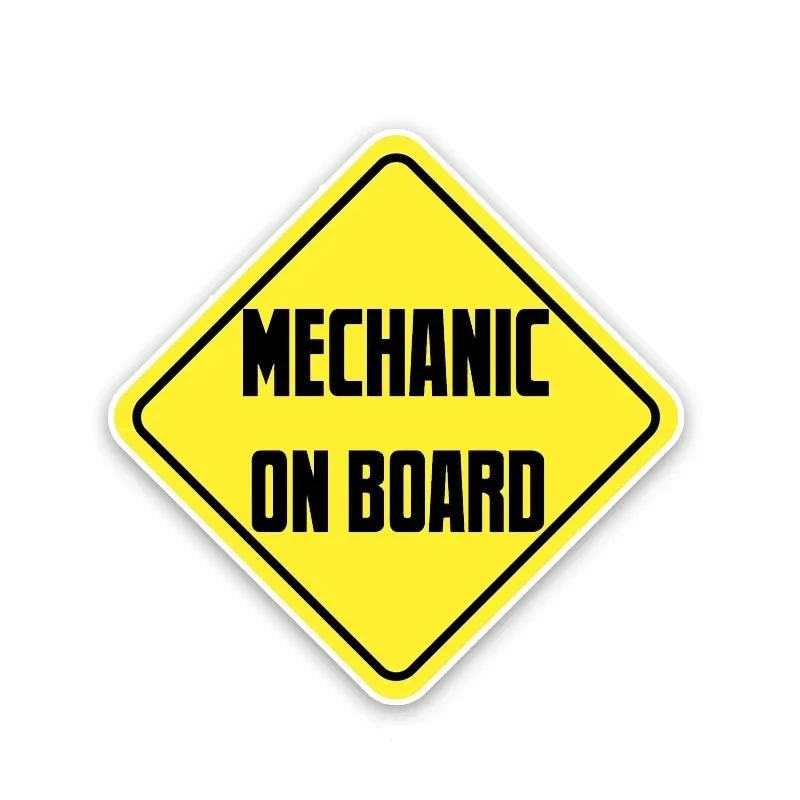 MECHANIC ON BOARD Car Sticker Decal 16CM*16CM PVC  KK