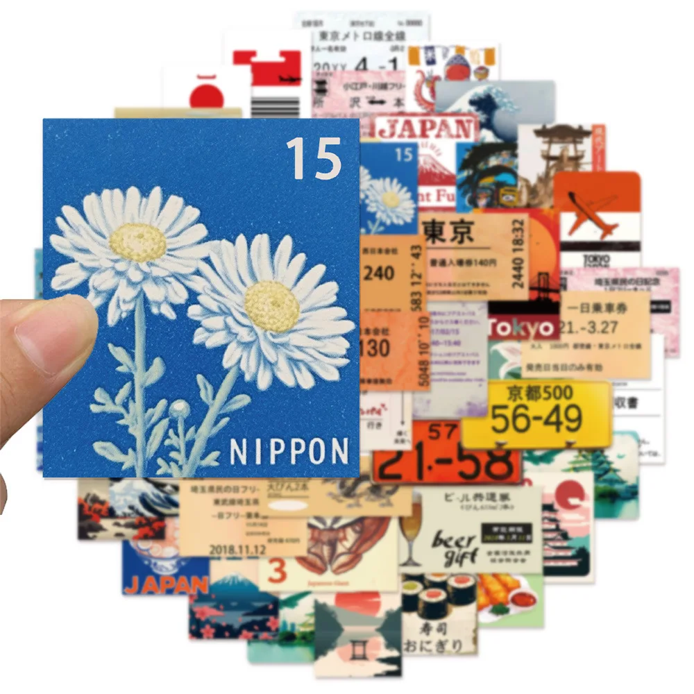 10/50 個日本旅行文化東京落書き DIY 装飾スーツケースラップトップギター防水ステッカー子供のおもちゃ