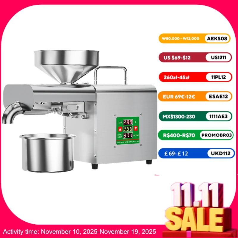 

Intelligent Oil Press X3 - High Efficiency, Superior Quality Discover the Intelligent Oil Press X3, your ultimate solution for