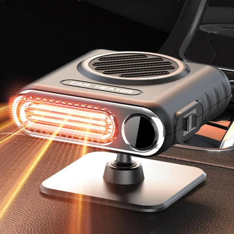 Portable Heating Car Fan 24V 150W Electric Car Air Heater Fan Rapid Heating Auto Windshield Defroster Car Accessories