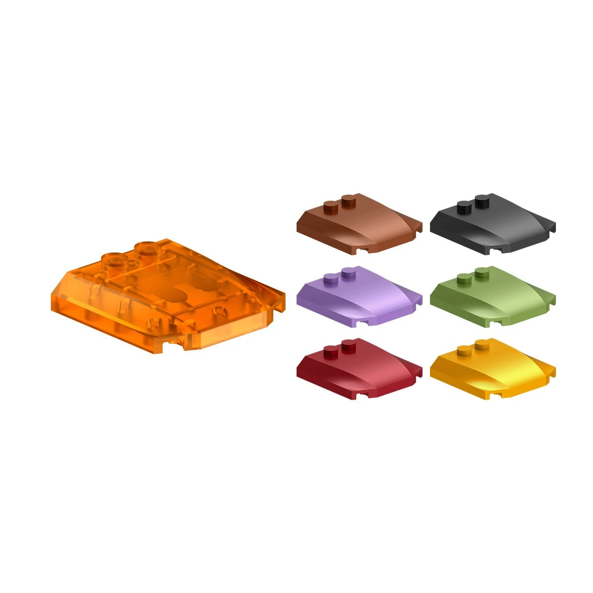 Ek 1266 Particle Building Blocks Compatible with Lego 45677 Domestic Assembly Car Cover Cross-border Fast Shipment Low Moq