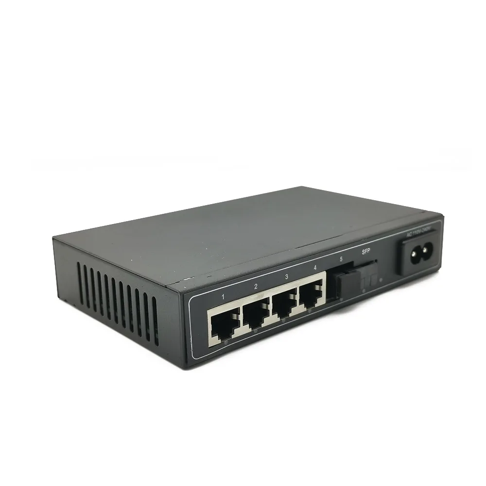 Manufacturer Internal Power Supply 4 Port 10/100/1000Mbps Network Gigabit Switch Ports POE