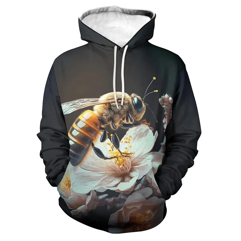 

Honeycomb bee pattern sweatshirt funny insect bee 3d printed mens hoodies and hoodies sweatshirts casual y2k hoodie