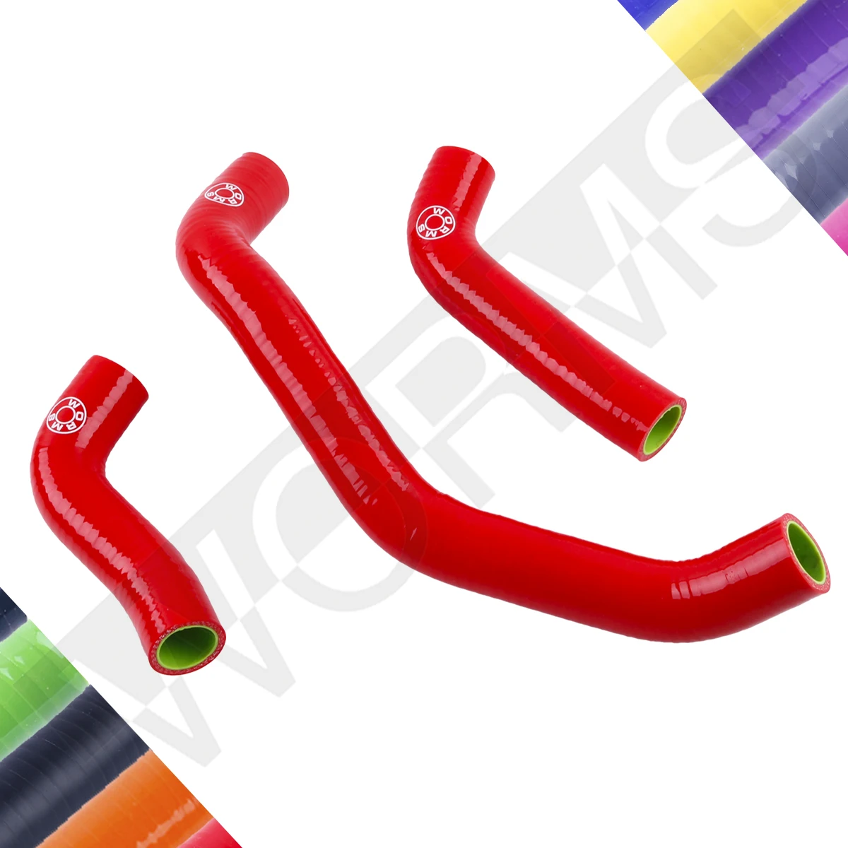 

For 1993-2001 Kawasaki Ninja ZX11 / ZZR1200 ZX-12C 2002-2005 Silicone Radiator Coolant Hose Tube Kit