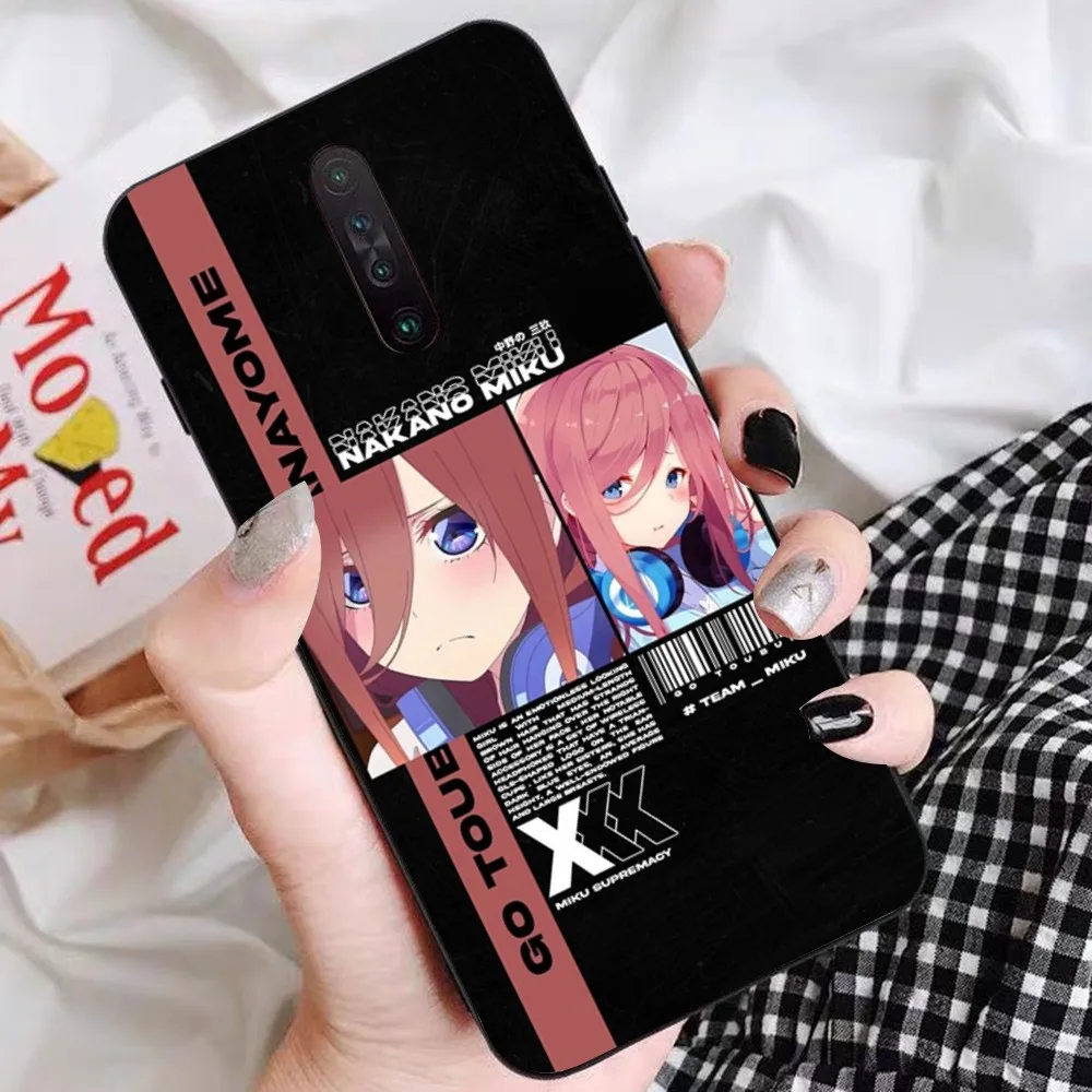 Nakano Miku Anime Phone Case For Redmi 5 6 7 8 9 10 Plus Pro 6 7 8 9 A GO K20 K30 K40 Pro Plus F3 Fundas