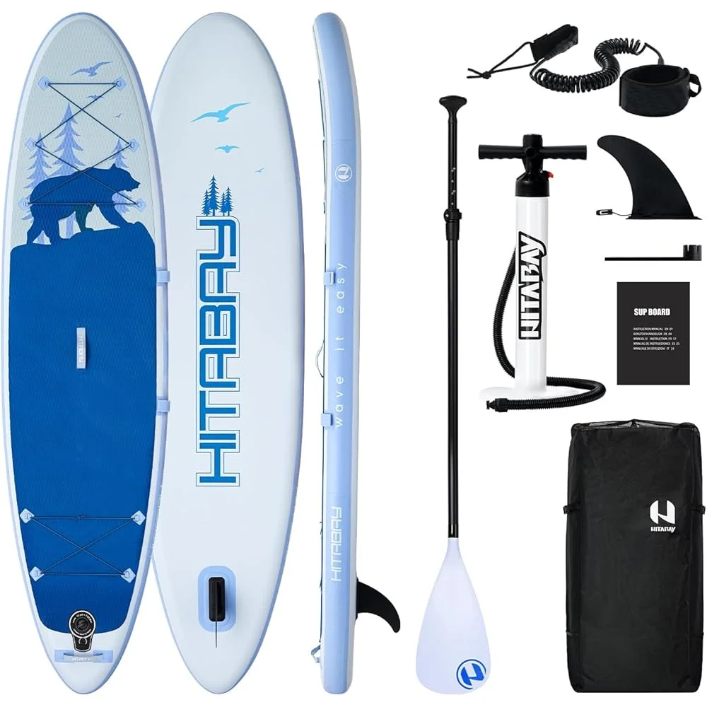 Aufblasbares Stand Up Paddle Board Set mit Zubehör 290 320 335cm SUP Board leicht rutschfest PVC