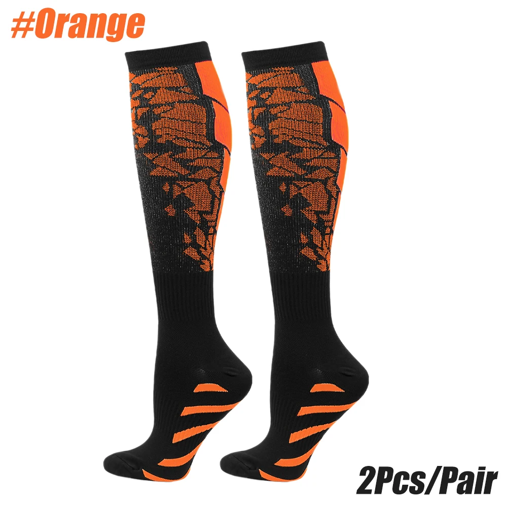 1/3/6 paar Sport Compressiekousen Verpleging Dames en Heren Kousen Verpleging Wandelen Reizen Vliegsokken Hardlopen Fitness Sokken