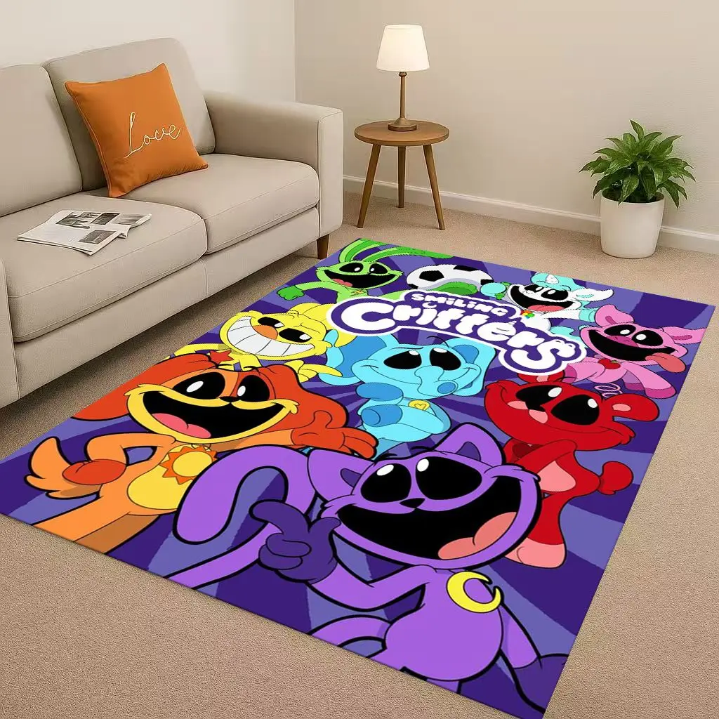 Klassischer Cartoon S-Smiling C-Critters Craftycorn Catnap Wohnzimmer rutschfester Teppich für Schlafzimmer, Sofa, Heimdekoration, Fußmatte