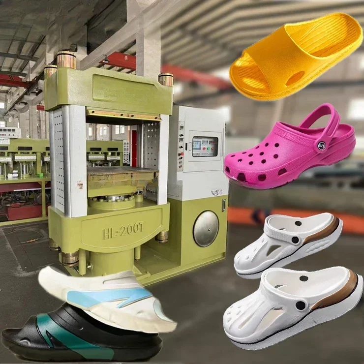 Hot salesHot salesEVA sole foaming machine EVA hot and cold shoe sole machine injection molding EVA flip-flop shoe making machin