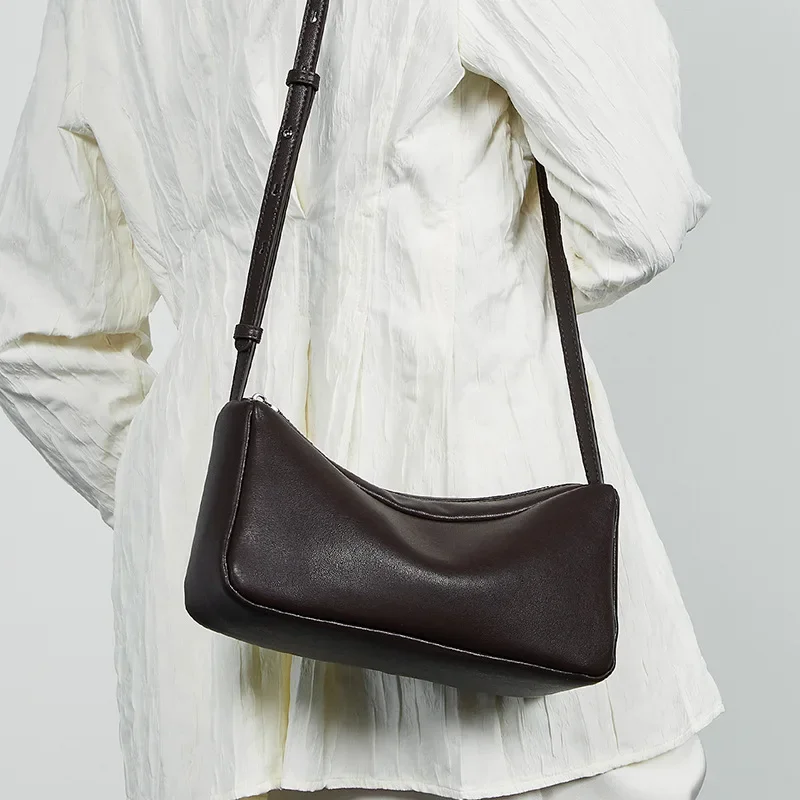 2026 جديد جلد تحت الإبط ضوء الكتف Crossbody صغيرة جديدة متعددة الاستخدامات الهاتف المحمول التسوق بلون لينة حقيبة نسائية #2